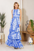 DREAM OF THE FLEET WOVEN MAXI DRESS Flying Tomato
