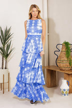 DREAM OF THE FLEET WOVEN MAXI DRESS Flying Tomato