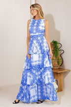 DREAM OF THE FLEET WOVEN MAXI DRESS Flying Tomato
