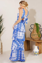 DREAM OF THE FLEET WOVEN MAXI DRESS Flying Tomato