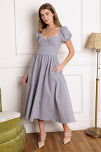 IT'S MY DAY WOVEN MIDI DRESS Flying Tomato