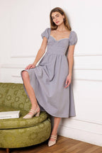 IT'S MY DAY WOVEN MIDI DRESS Flying Tomato