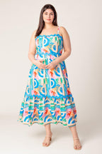 A HEAD START WOVEN MIDI DRESS Flying Tomato