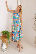 A HEAD START WOVEN MIDI DRESS Flying Tomato