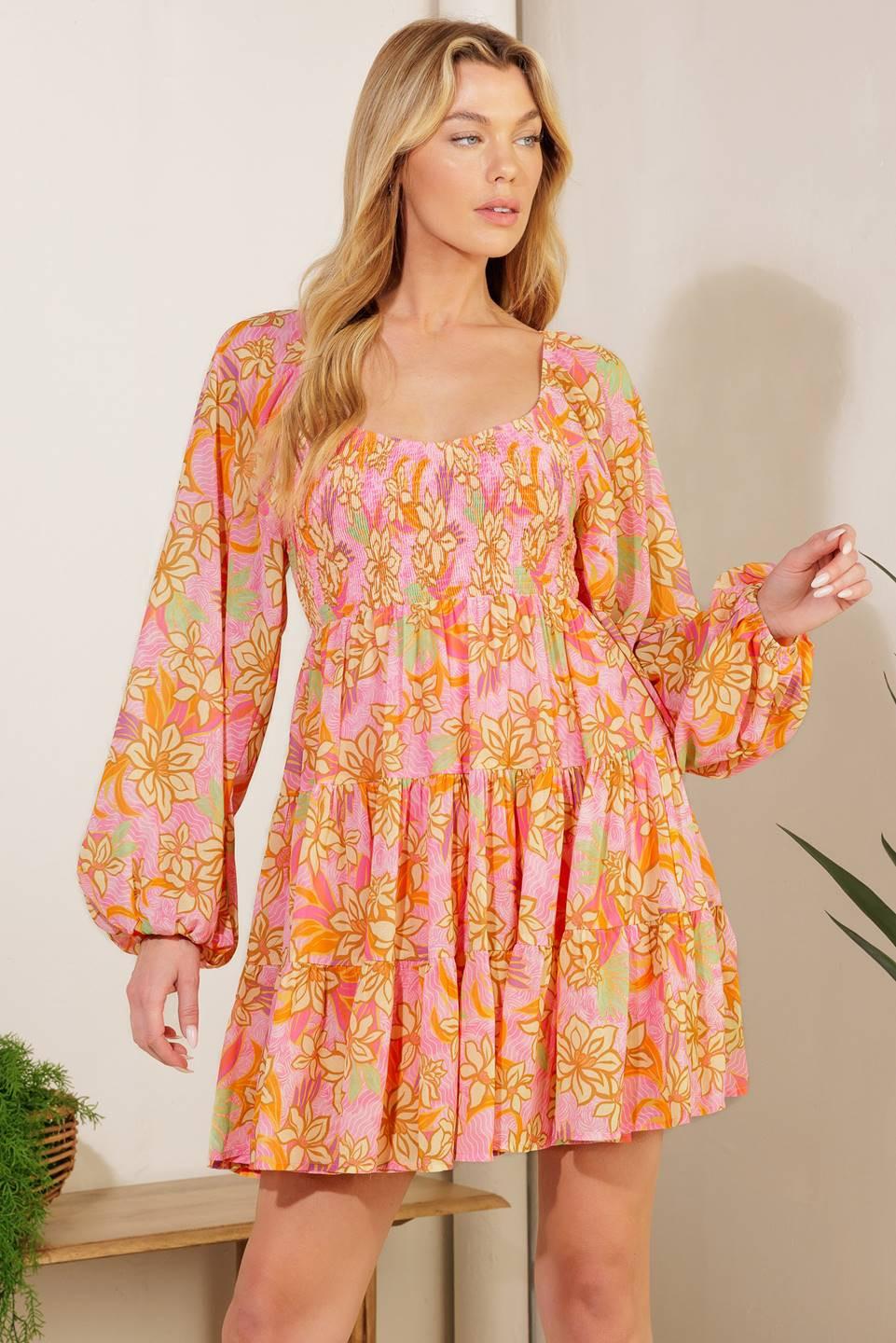 KILLING TIME WOVEN MINI DRESS Flying Tomato
