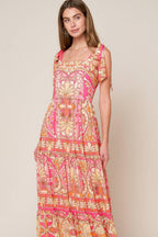 IMPRESSIVE FLIRT BLUE WOVEN MAXI DRESS Flying Tomato