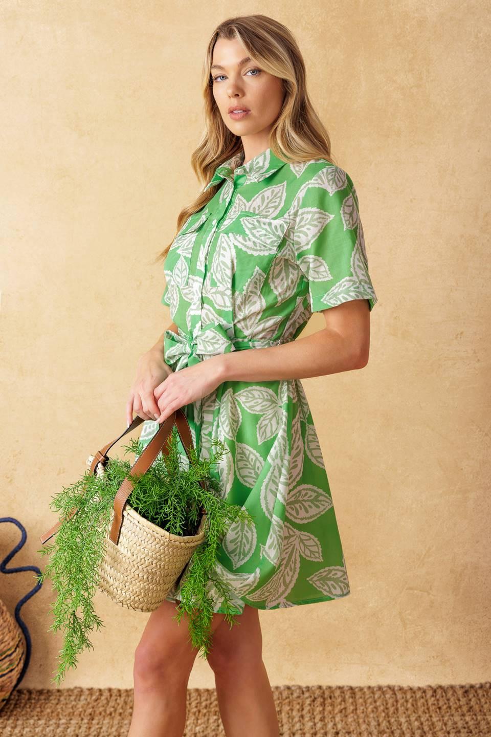 MYSTERIES OF THE NIGHT WOVEN MINI DRESS Flying Tomato
