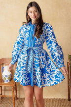 MOONSTONE DREAMS WOVEN MINI DRESS Flying Tomato