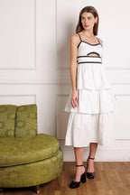 GO GETTER WOVEN MIDI DRESS Flying Tomato