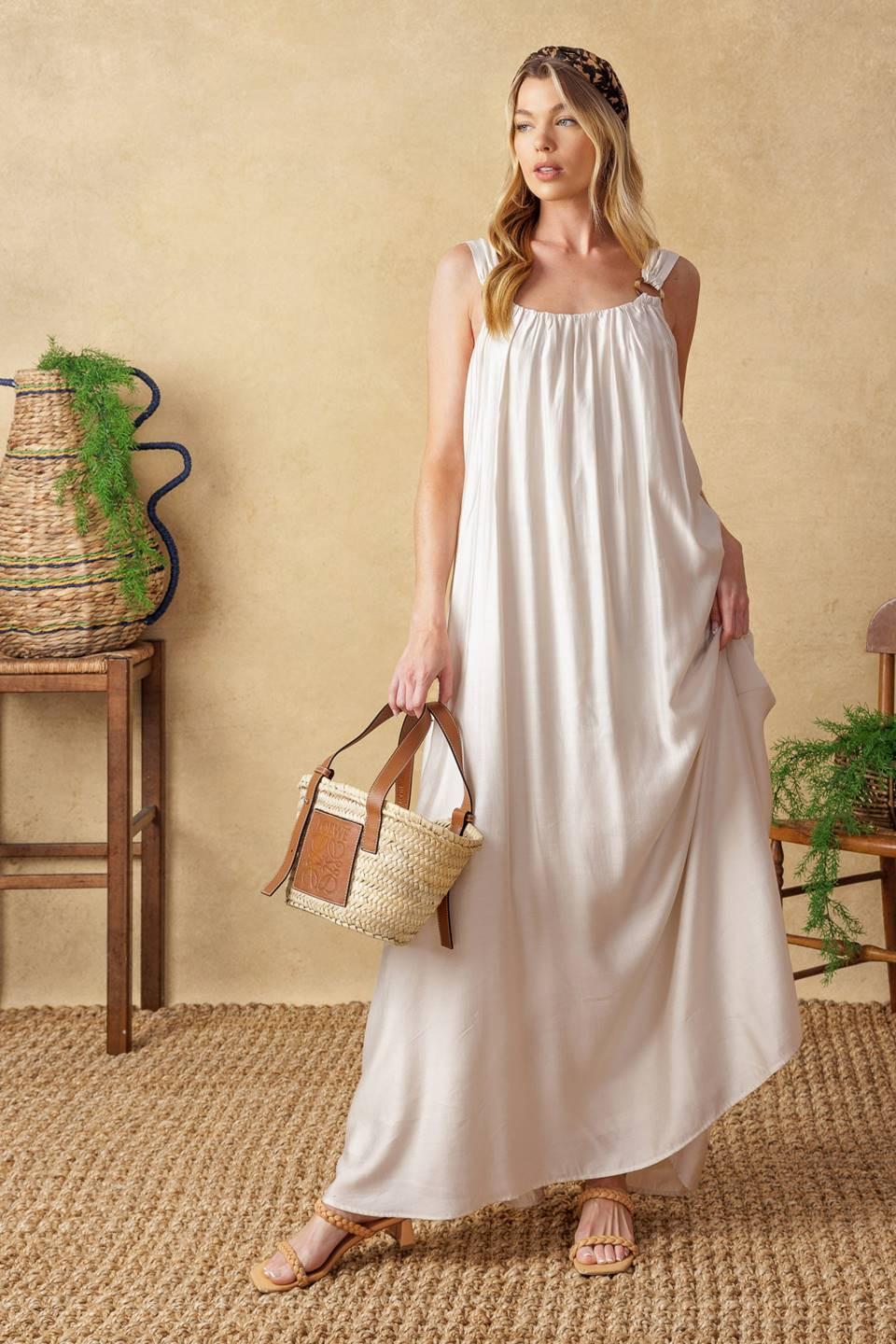 CELESTIAL SKIES WOVEN MAXI DRESS Flying Tomato