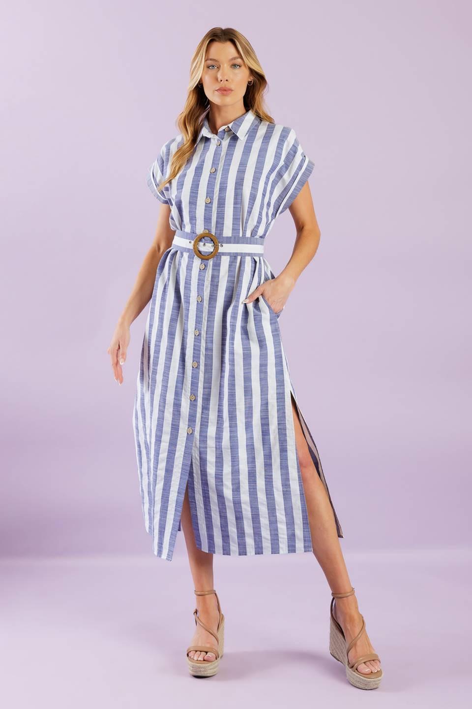 WOULD'VE BEEN THE ONE WOVEN MIDI DRESS Flying Tomato