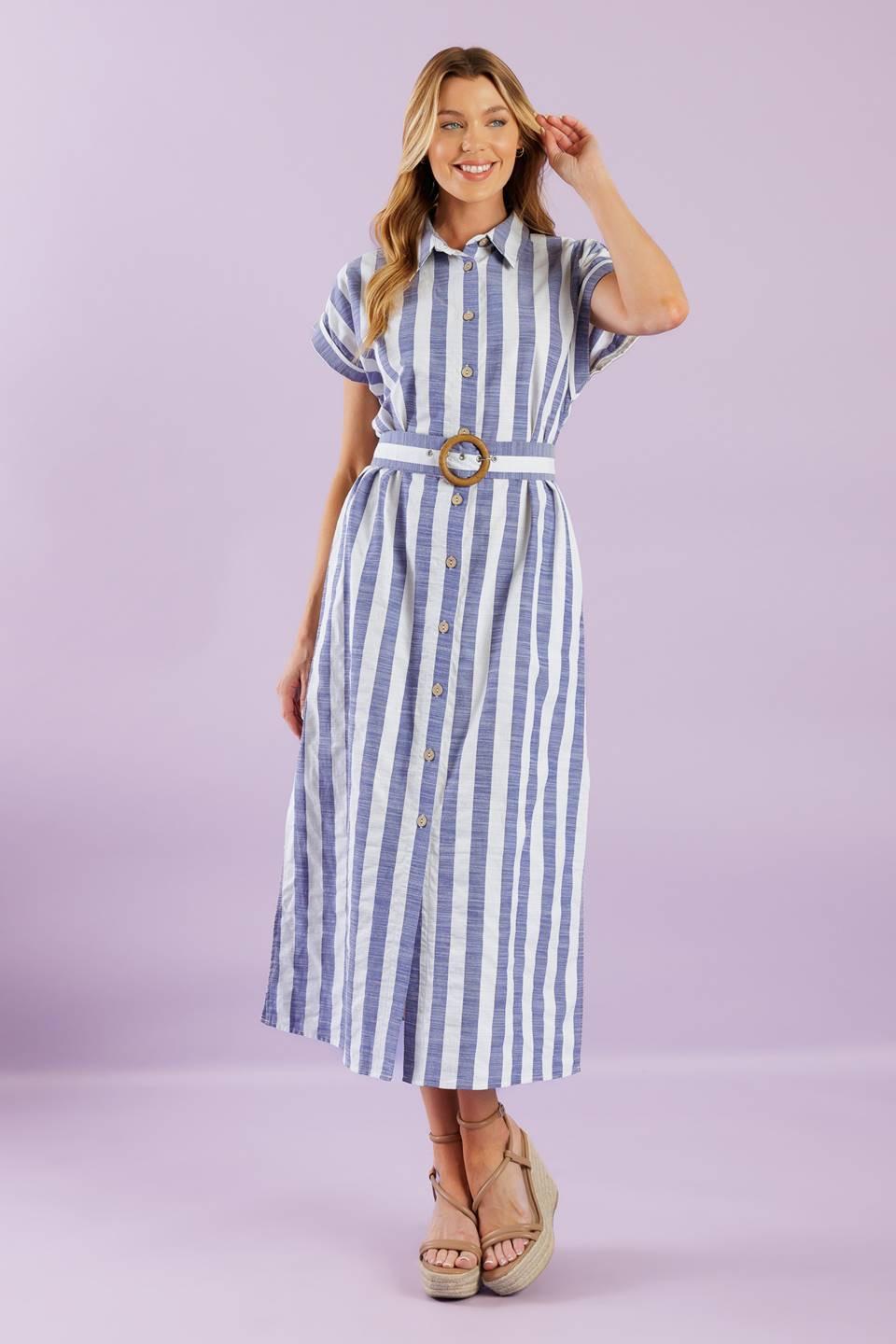WOULD'VE BEEN THE ONE WOVEN MIDI DRESS Flying Tomato