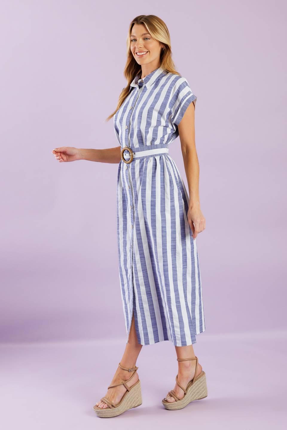 WOULD'VE BEEN THE ONE WOVEN MIDI DRESS Flying Tomato