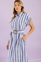 WOULD'VE BEEN THE ONE WOVEN MIDI DRESS Flying Tomato
