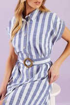 WOULD'VE BEEN THE ONE WOVEN MIDI DRESS Flying Tomato