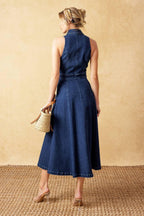 COOL GIRL DENIM MIDI DRESS Flying Tomato