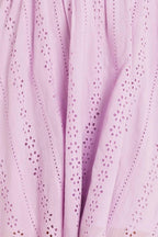 MIDNIGHT MIRAGE GOWN WOVEN EYELET MINI DRESS Flying Tomato
