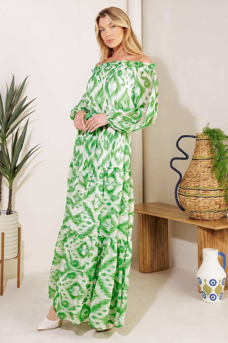 ECLIPSE'S WHISPER WOVEN MAXI DRESS Flying Tomato