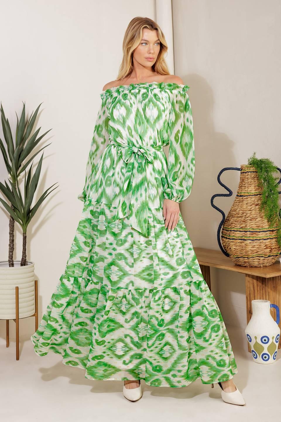 ECLIPSE'S WHISPER WOVEN MAXI DRESS Flying Tomato