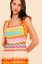 IN THE SPOTLIGHT WOVEN MAXI DRESS Flying Tomato