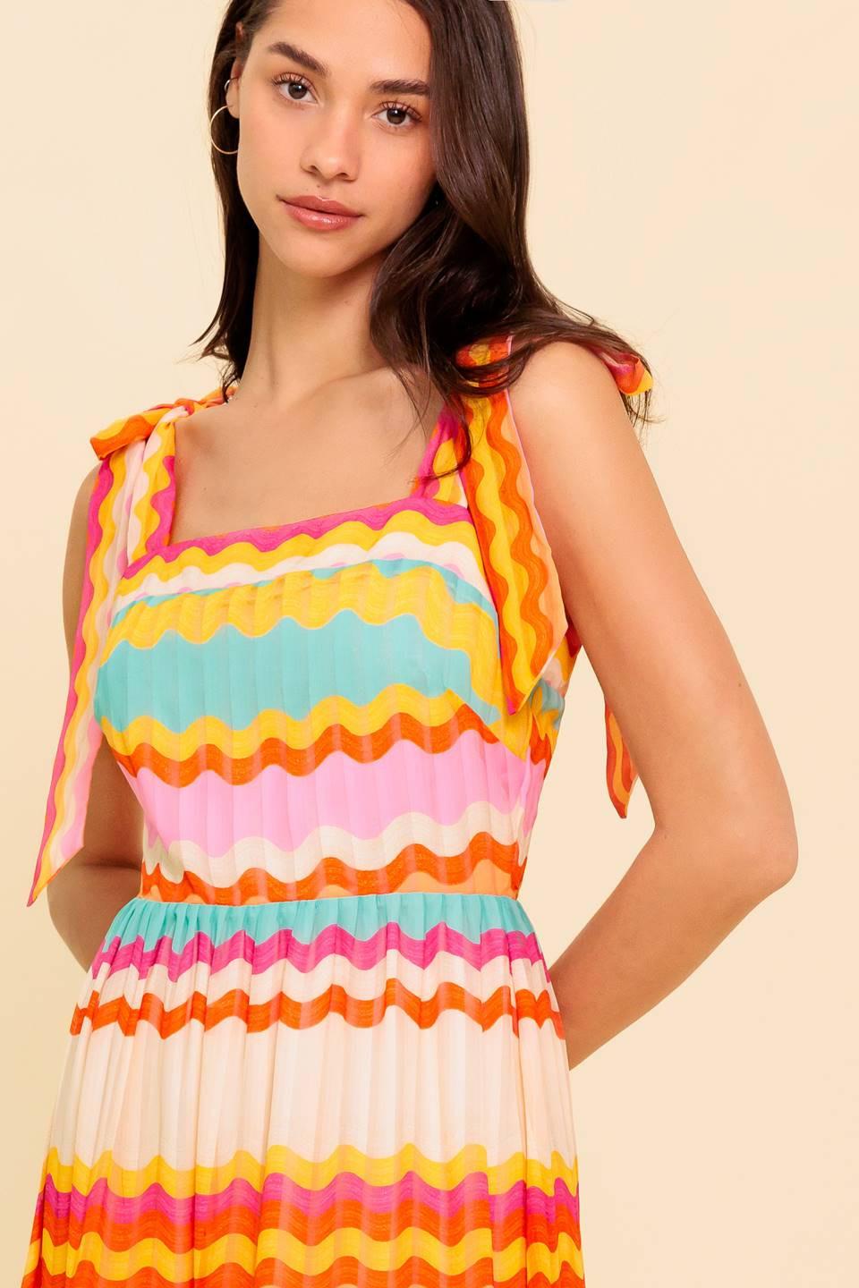 IN THE SPOTLIGHT WOVEN MAXI DRESS Flying Tomato