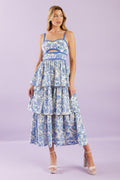 A GREAT ESCAPE WOVEN MIDI DRESS Flying Tomato