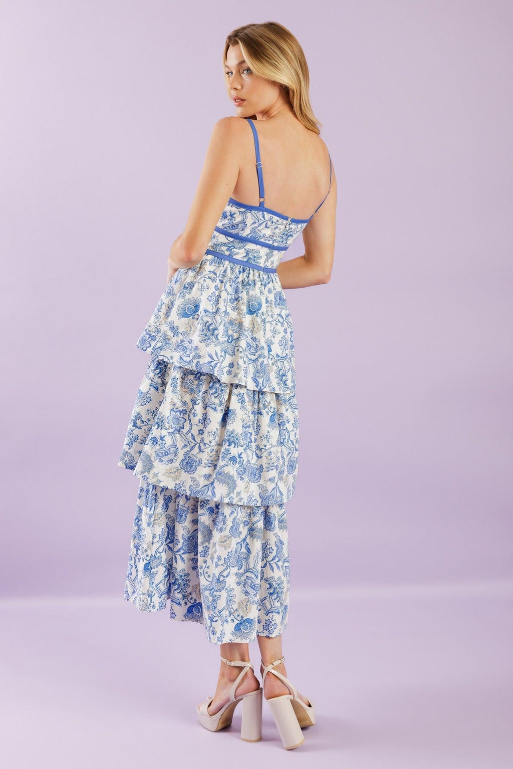 A GREAT ESCAPE WOVEN MIDI DRESS Flying Tomato