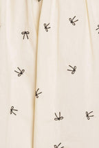 A DAY AT THE VINEYARD WOVEN MINI BADYDOLL DRESS Flying Tomato