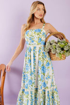 MATCH MY ENERGY WOVEN MIDI DRESS Flying Tomato