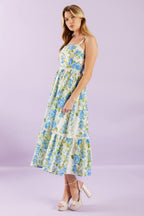 MATCH MY ENERGY WOVEN MIDI DRESS Flying Tomato