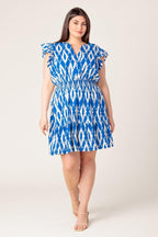 A PERFECT MATCH WOVEN MINI DRESS Flying Tomato