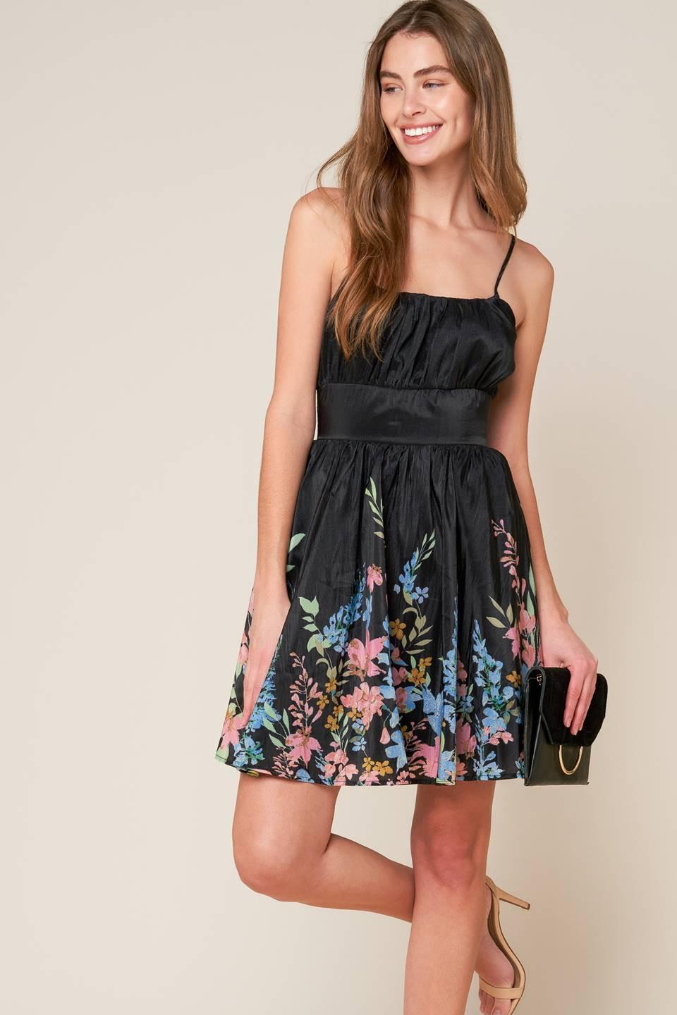 WITH THE TIDE WOVEN MINI DRESS Flying Tomato