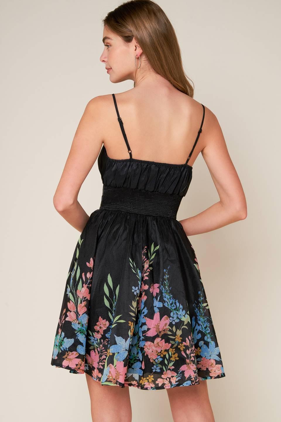 WITH THE TIDE WOVEN MINI DRESS Flying Tomato