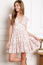 RADIANT RIVIERA WOVEN MINI DRESS Flying Tomato