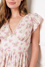 RADIANT RIVIERA WOVEN MINI DRESS Flying Tomato