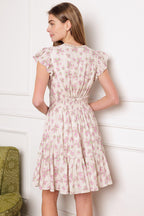 RADIANT RIVIERA WOVEN MINI DRESS Flying Tomato