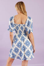 THROUGH THE GARDEN WOVEN MINI DRESS Flying Tomato