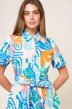 GARDEN SOCIAL WOVEN MINI DRESS Flying Tomato