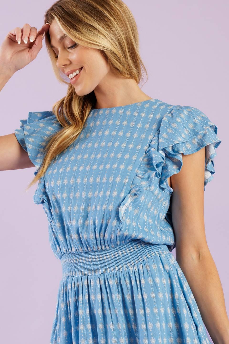 COME AS YOU ARE WOVEN MINI DRESS Flying Tomato