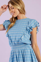 COME AS YOU ARE WOVEN MINI DRESS Flying Tomato