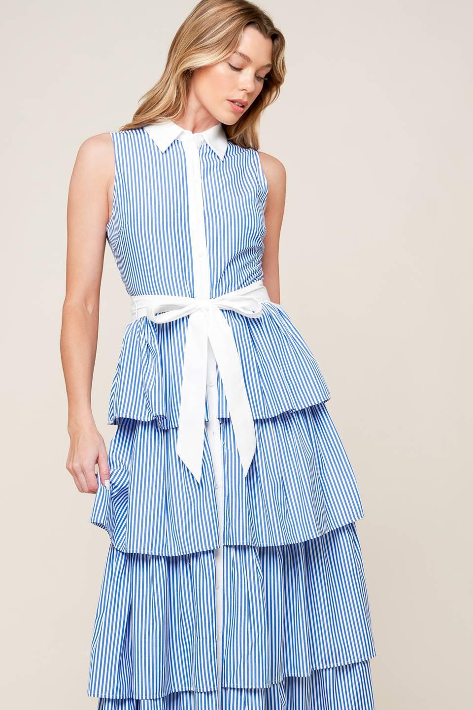 A TOUCH OF GRACE WOVEN MIDI DRESS Flying Tomato