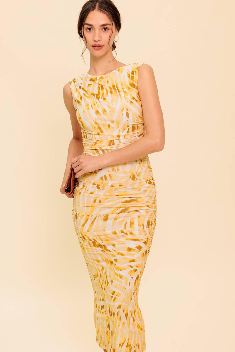 LIVING IN WONDERLAND WOVEN MAXI DRESS Flying Tomato