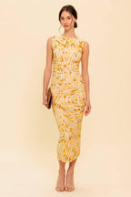LIVING IN WONDERLAND WOVEN MAXI DRESS Flying Tomato