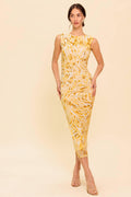 LIVING IN WONDERLAND WOVEN MAXI DRESS Flying Tomato