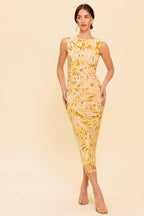 LIVING IN WONDERLAND WOVEN MAXI DRESS Flying Tomato