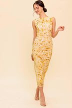 LIVING IN WONDERLAND WOVEN MAXI DRESS Flying Tomato