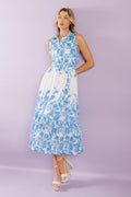 PALM SHORES WOVEN MIDI DRESS Flying Tomato