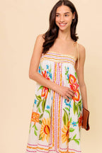 SAID AND DONE IVORY WOVEN MAXI DRESS Flying Tomato
