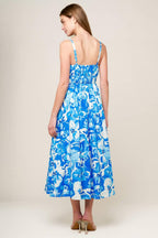 SPRING ROMANCE WOVEN MIDI DRESS Flying Tomato