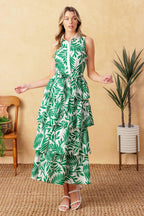 PARK AVENUE WOVEN WOVEN MIDI DRESS Flying Tomato